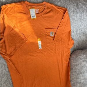 Carhartt Men's Short Sleeve Orange Tee